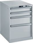 Schubladenschrank H800xB564xT725mm 2 x 100,1 x 200,1 x 300mm lichtgrau Key