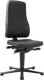Arbeitsdrehstuhl Highline Bodengleiter Integralschaum schwarz 450-600mm BIMOS