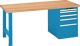 Werkbank B2000xT750xH840mm Buche Multiplex lichtblau 5 Schubl.Keylock LISTA