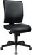 Arbeitsdrehstuhl Lightstar 10 Rl.Kunstlederbezug schwarz 410-530mm