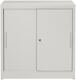 Schiebetürenschrank H1015xB1000xT500mm lichtgrau/lichtgrau 2 Fbd.Vollblechtüren