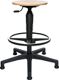 Drehhocker m.Gleiter Buche Sitz-H.540-800mm TOPSTAR