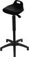 Stehhilfe PU-Integralschaum Sitz-H.570-820mm Kunststoff-Fußkreuz m.Bodengl.LOTZ