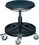 Drehhocker m.Rl.PU-Schaum schwarz Sitz-H.400-530mm LOTZ