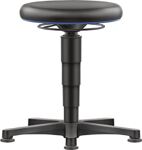 Drehhocker Bodengleiter Kunstleder Kunstleder schwarz Sitz-H.450-650mm BIMOS