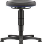 Drehhocker Bodengleiter Supertec schwarz Sitz-H.450-650mm Supertec BIMOS