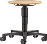 Drehhocker Rl.Buche natur Sitz-H.450-650mm HO BIMOS