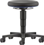Drehhocker Rl.Kunstleder schwarz Sitz-H.450-650mm BIMOS