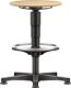 Drehhocker Bodengleiter u.Fußring Buche natur Sitz-H.560-830mm HO BIMOS