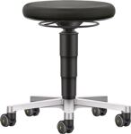 Drehhocker Rl.Stoffpolster schwarz Sitz-H.450-650mm Stoff BIMOS