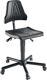 Arbeitsdrehstuhl Worker Rl.Polyurethanschaum schwarz 490-630mm MEY