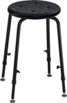 Hocker mit Gleitern PU-Schaum Sitzhöhe 450-650mm Assistent
