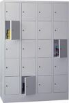 Fächerschrank H1850xB1200xT500mm Anz.Fächer 4x5 RAL 7035 RAL 7035 PAVOY