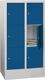 Fächerschrank H1187xB600xT500mm Anz.Fächer 2x3 RAL 7035 RAL 5010 PAVOY