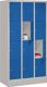 Fächerschrank H1518xB900xT500mm Anz.Fächer 3x4 RAL 7035 RAL 5010 PAVOY
