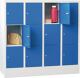 Fächerschrank H1187xB1200xT500mm Anz.Fächer 4x3 RAL 7035 RAL 5010 PAVOY