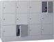 Fächerschrank H1187xB1600xT500mm Anz.Fächer 4x3 RAL 7035 RAL 7035 PAVOY