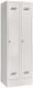 Garderobenschank m.Drehriegel H1850xB600xT500mm lichtgrau/lichtgrau 2 Abt.PAVOY