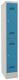 Garderobenschrank H1850xB300xT500 lichtgrau/lichtblau 2 Abt.
