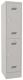 Garderobenschrank H1850xB400xT500 lichtgrau/lichtgrau 2 Abt.