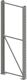 Ständerrahmen SR 85/20 H2200xB85xT800mm silber verz.META
