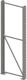 Ständerrahmen SR 100/20 H3300xB100xT800mm silber verz.META