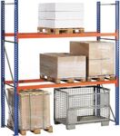 Ständerrahmen SR 100/20 H5500xB100xT800mm enzianblau,RAL 5010 ku.-besch.META