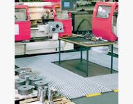 Industrierost Rl.L10000xB800xS18mm silbergrau PE/Kautschuk
