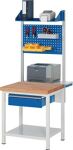 Systemstützen f.Werkbänke n.nachrüstbar f.Tisch-B.750mm Anz.Stützen 2 RAU