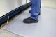 Arbeitsplatzbodenbelag Zuschnitt B900xS9mm grau PVC glatt Preis p.lfd.m COBA