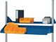 Metallablage f.Werkbänke B2000xT300mm Trgf.30 kg f.Systemstütze