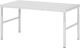 Arbeitstisch B1800xT900xH650-1000mm Arbeitsplatte Melamin Gestell lichtgrau