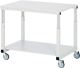 Tischwagen 2 Ladeflächen L1000xB700mm lichtgrau Trgf.150kg