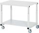 Tischwagen 2 Ladeflächen L1000xB700mm lichtgrau Trgf.150kg