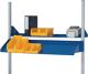 Metallablage f.Arbeitsplatzsysteme B1800xT300mm Trgf.30 kg f.Systemstütze