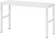 Arbeitstisch B1500xT500xH650-1000mm Platte EGB-Melamin Gestell lichtgrau RAU