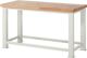 Schwerlast-Werkbank Classic B1500xT700xH850mm Buche massiv lichtgrau RAU