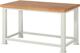 Schwerlast-Werkbank Classic B1500xT900xH850mm Buche massiv lichtgrau RAU