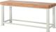 Schwerlast-Werkbank Classic B2000xT700xH900mm Buche massiv lichtgrau RAU