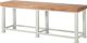 Schwerlast-Werkbank Classic B2500xT700xH900mm Buche massiv lichtgrau RAU