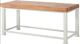 Schwerlast-Werkbank Classic B2000xT900xH900mm Buche massiv lichtgrau RAU