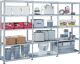Schraubregal H3000xB1000xT400mm Anbauregal verz.silber Trgf.150kg