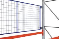 Gitterrückwand f.Palettenregal H.1100mm Feldbreite1825mm ku.-besch.blau META