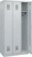 Garderobenschrank Ser.Basis-PLUS H1850xB900xT500mm lichtgrau 3 Abt.C+P