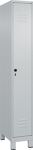 Garderobenschrank Classic PLUS H1950xB300xT500mm lichtgau,RAL 7035 1 Abt.C+P