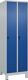 Garderobenschrank Classic PLUS H1950xB600xT500mm lichtgau/enzianblau 2 Abt.C+P