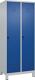 Garderobenschrank Classic PLUS H1950xB800xT500mm lichtgau/enzianblau 2 Abt.C+P
