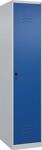 Garderobenschrank Classic-Plus H1850xB400xT500mm lichtgrau/enzianblau 1 Abt.C+P