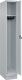 Garderobenschrank m.Sockel H1950xB300xT500mm lichtgrau 1Abt.C+P