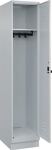 Garderobenschrank m.Sockel H1950xB400xT500mm lichtgrau 1 Abt.C+P